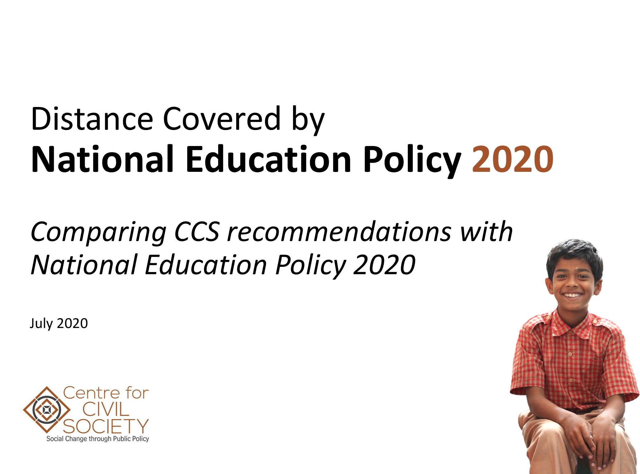 CCS K-12 Reform recommendations and NEP's Accomodations 2020