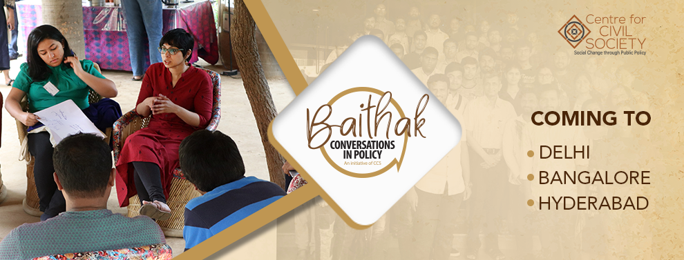 Register now for Baithak: Conversations in Policy