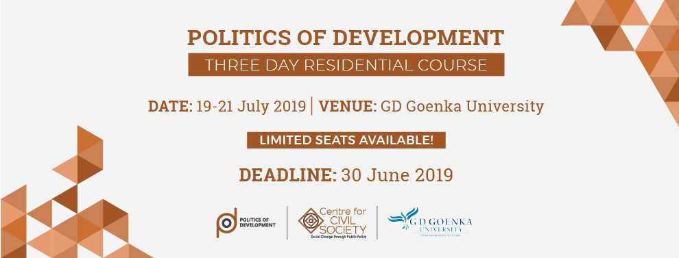  Politics of Development or POD | 2019