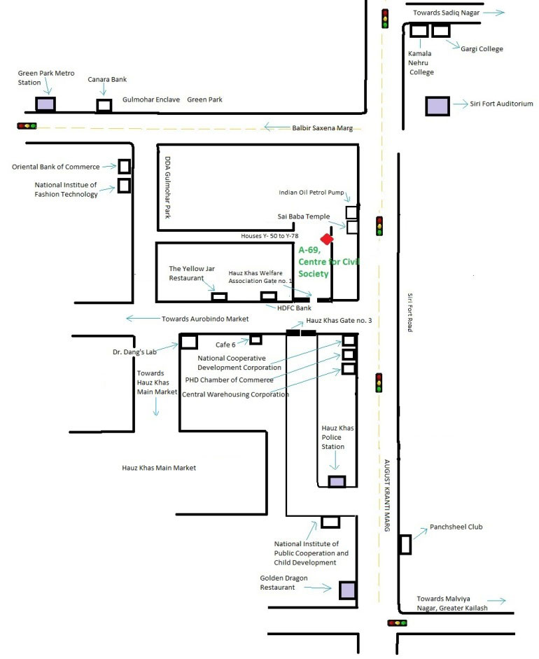 CCS Location map